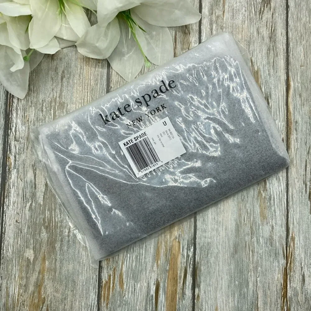 KATE SPADE Black Staci Medium L Zip Wristlet Wallet Bag Purse